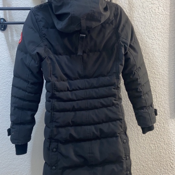 Canada Goose Lorette Fur-Hood Down Parka Coat Black